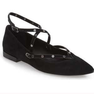 Rebecca Minkoff “Faye” studded flats size 7.5